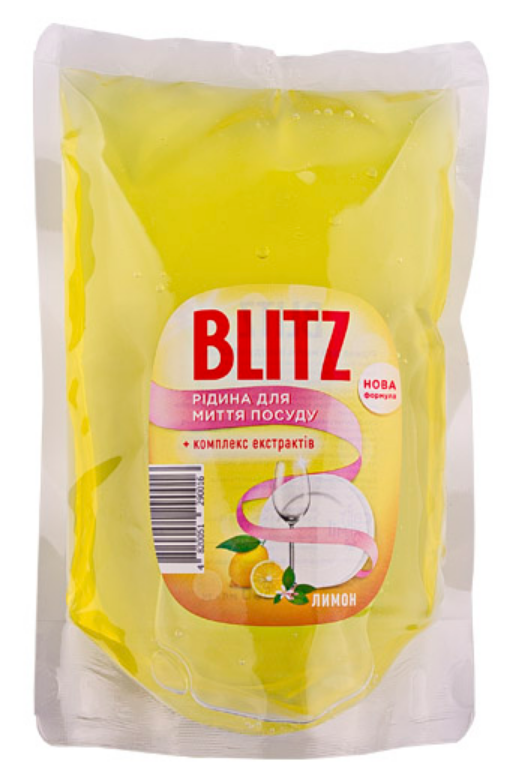 Жидкость для мытья посуды\"BLITZ\" Лимон (дой-пак) 0,5л * 22