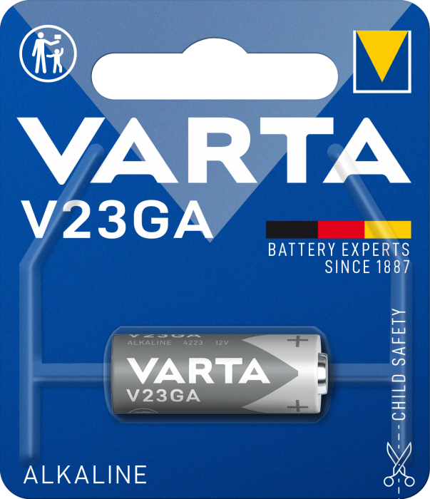 Батарейка  VARTA V 23 GA  BLI 1 ALKALINE*10*(628)