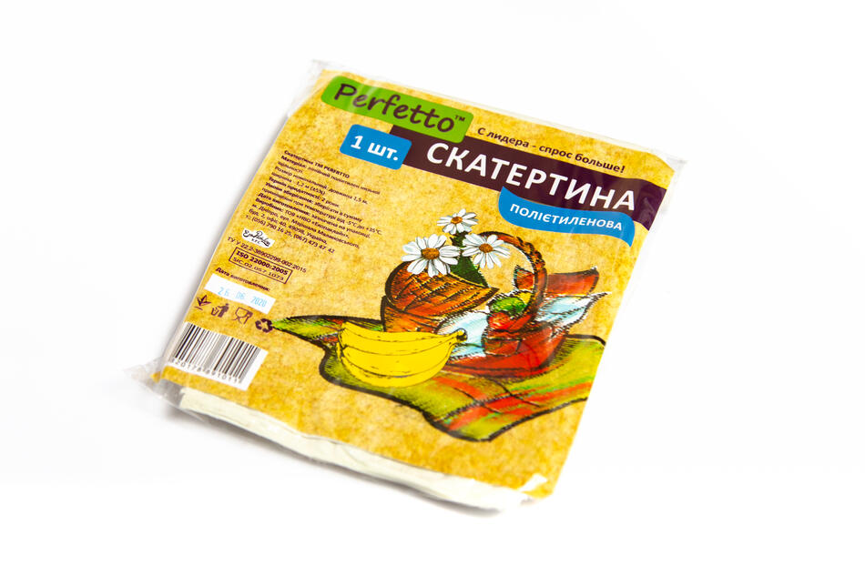 PERFETTO Скатертина одноразова 1,2*1,5м 1шт*50