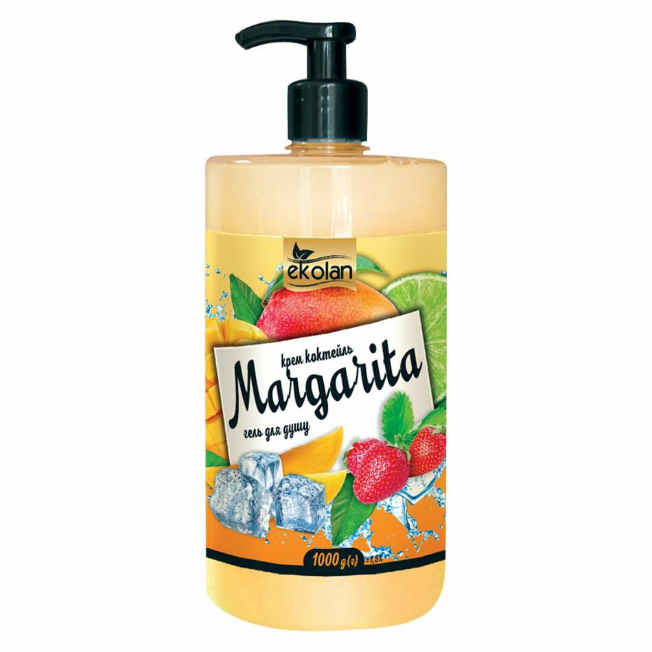 Ekolan Крем-коктейль для душа Margarita (дозатор) 1л*12