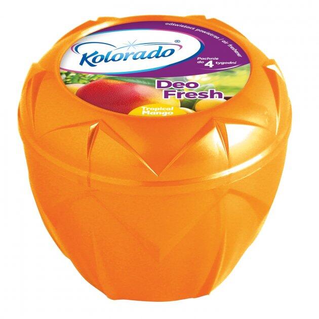 KOLORADO Освежитель воздуха Deo Fresh гелевый тропических МАНГО