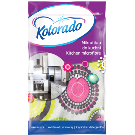 KOLORADO Серветка Мікрофібра для Кухні 1шт*20/ MF 019