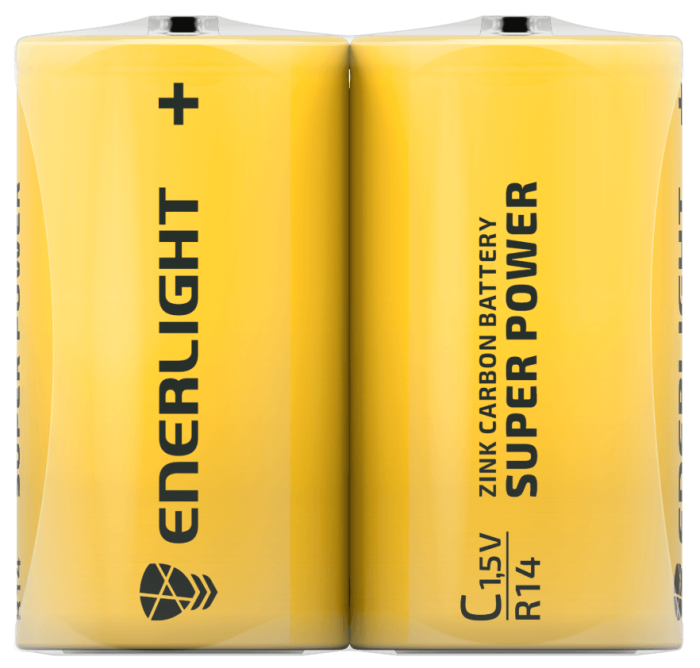 Батарейка ENERLIGHT Super Power C FOL 2*6*108 / 80140202*(185)