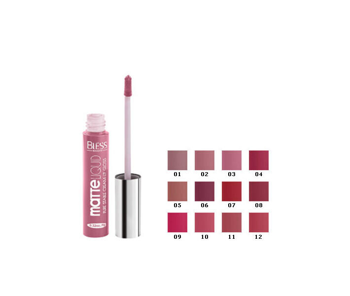 Bless cosmetics блеск для губ matte № 5 12шт / уп
