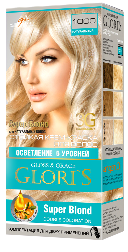 Крем-фарба ТМ "Glori's" Освітлюючий крем 0.00 б*24