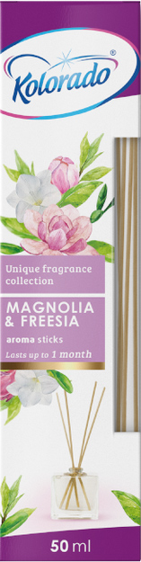 KOLORADO Освежитель воздуха AROMA STICKS Магнолия и Фрезия 1штмл