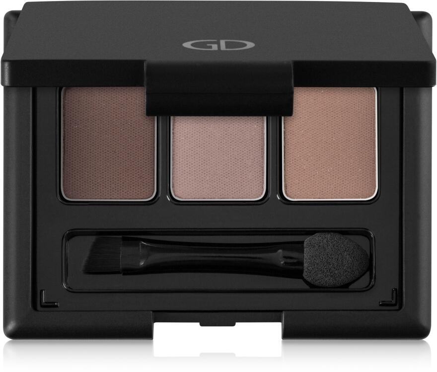 Bless cosmetics Тени для бровей Brow Powder №3 темно-коричневый 6шт / уп