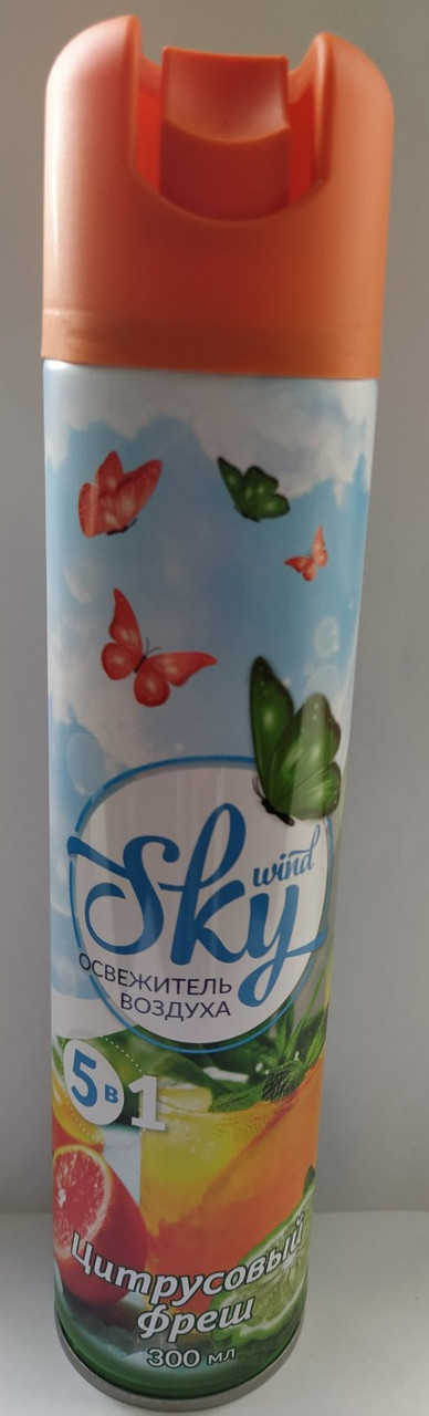 Освіж. "SKY wind" Цитрусовий фреш 300мл*24