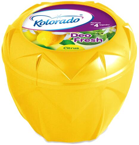 KOLORADO Освіжувач повітря Deo Fresh гелевий ЦИТРУСОВИЙ*18