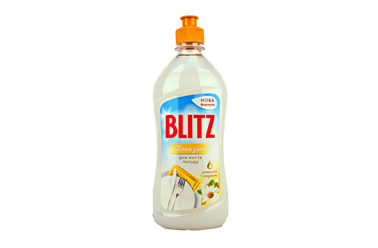 Бальзам для мытья посуды BLITZ бальзам Ромашка (Пэт бутылка) 0,5л