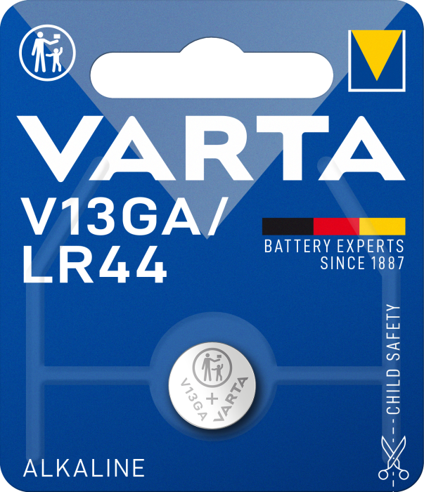 Батарейка  VARTA V 13 GA  BLI 1 ALKALINE*10*(641)