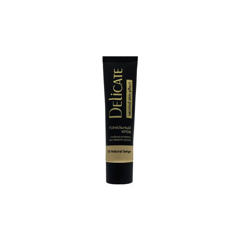 Крем тональний "Delicate" тон 03 Natural beige лам. туба 35мл *50
