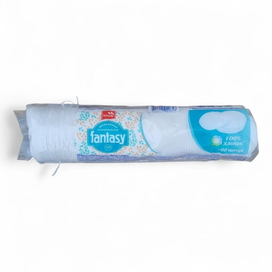 Ватні косметичні диски FANTASY BEAUTY 100шт 