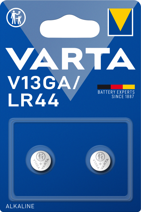 Батарейка  VARTA V 13 GA  BLI 2 ALKALINE*10*(347)