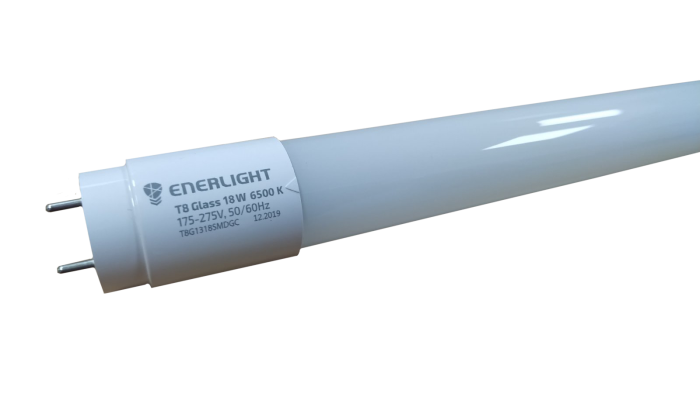 Лампа трубчата світлодіодна ENERLIGHT Т8 glass 18Вт 6500К G13 (864)