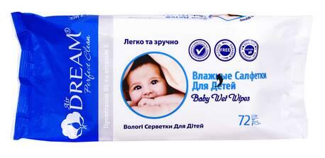 Влажные салфетки для детей ТМ "Air Dream" 72шт*24