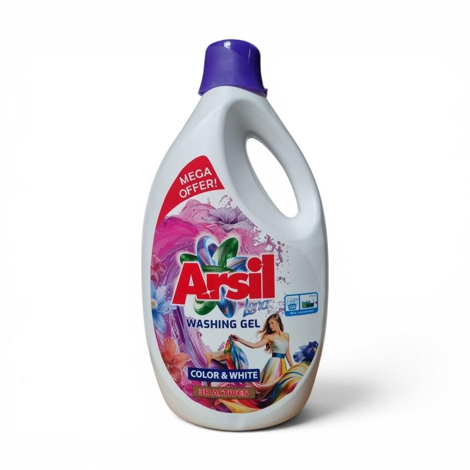 Arsil гель для прання Сolor &amp; White 120 прань 5,7л *3