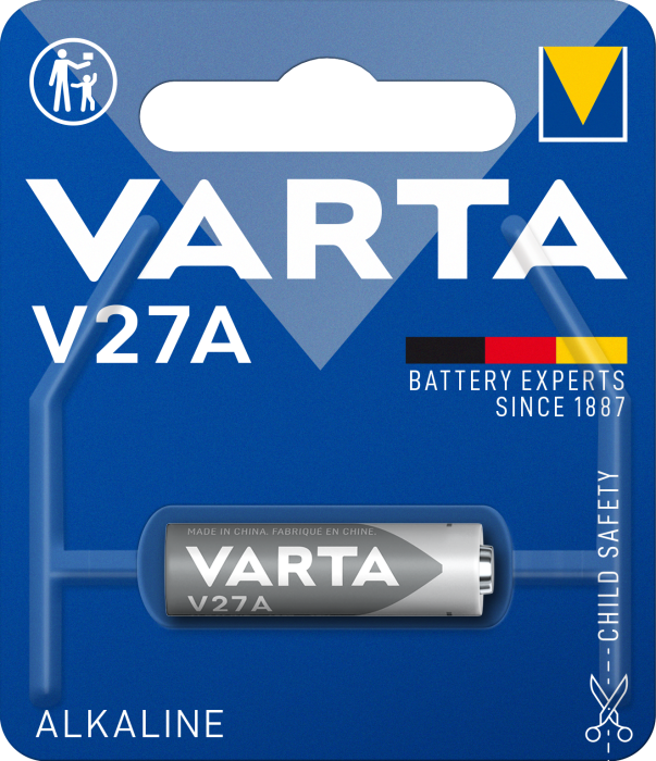 Батарейка  VARTA V 27 A  BLI 1 ALKALINE*10*(009)