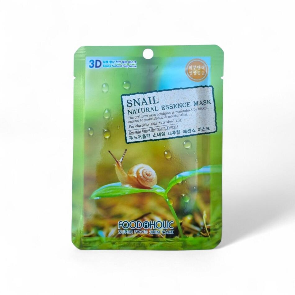 Маска тканинна для обличчя FOODAHOLIС ESSENCE з муцином равлика 23 мл 