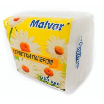 MALVAR Салфетка Белая 100шт*16