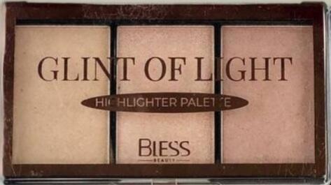 Bless cosmetics Хайлайтер трио GLINT OF LIGHT № 01 6шт / уп