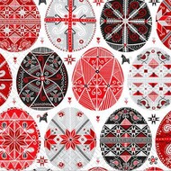 Салфетки 33х33 \"Символические писанки\" МАРГО * 15