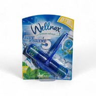 Туалетный блок для унитаза Wellnax – Синяя вода Лимон BLK-989, 50 гр. *24 (893)