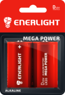 Батарейка ENERLIGHT MEGA POWER D BLI 2*6*60 / 90200102*(403)