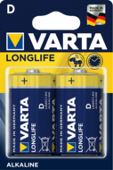 Батарейка  VARTA LONGLIFE D BLI 2 ALKALINE*10*(348)