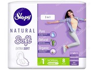 SLEEPY Укладка ультратонкая Natural extra soft Lady pad Normal 8шт*24