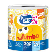 Полотенце целлюлозный Bunny Soft JUMBO 2шар 1шт