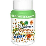 Детская присыпка "ALENKA" с экстрактом ромашки и стада 75г*12